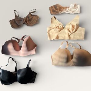 Auden Multi-Pack Nude, Blush & Black Bras